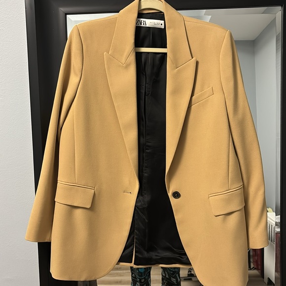 NWOT Zara Single Breasted Oversized Blazer - Picture 3 of 10